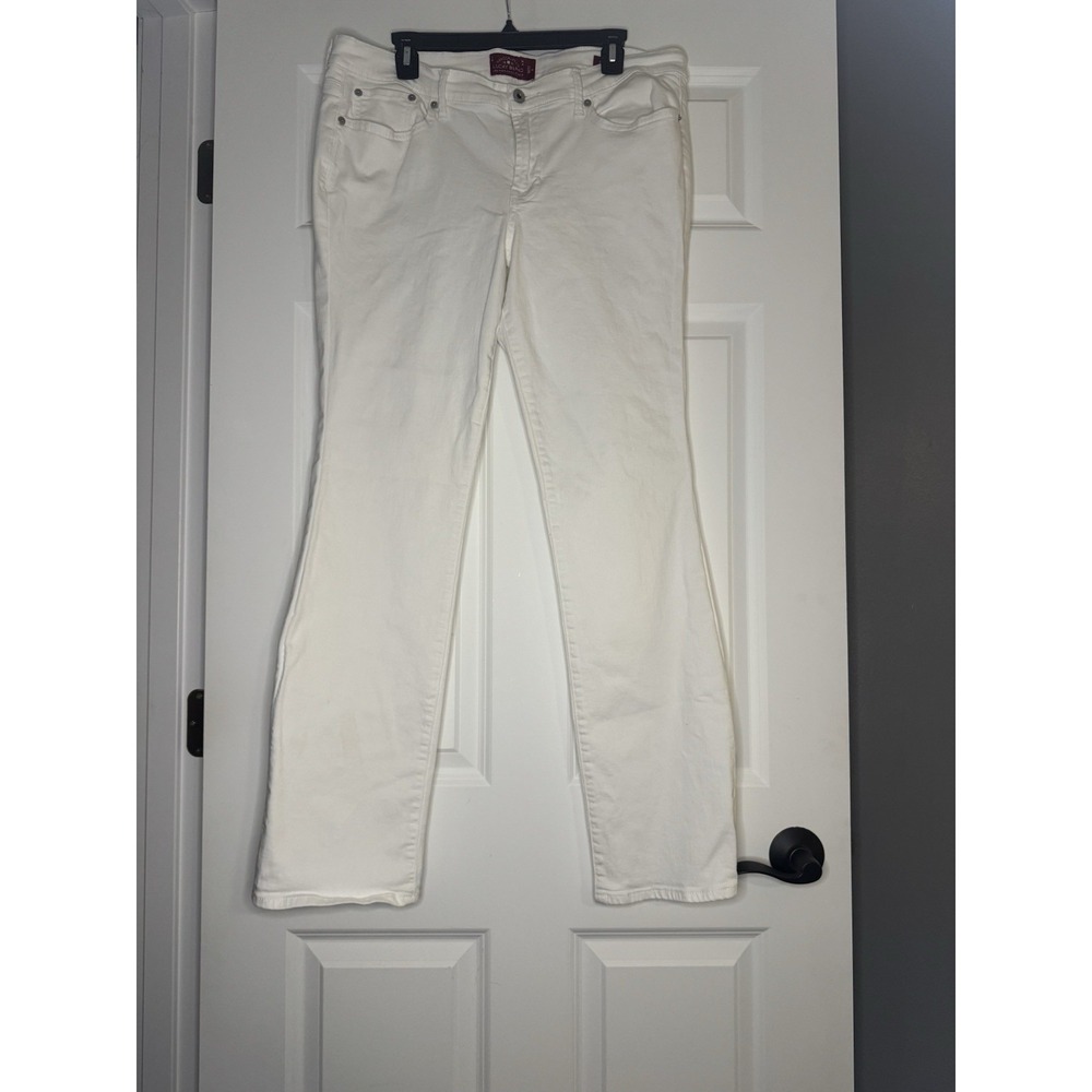Lucky Brand Sweet N Straight White Jeans 16/33